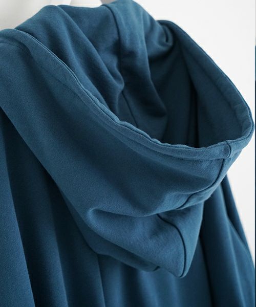 VUyヴウワイshort big hoody [BLUE]ビックショートパーカー