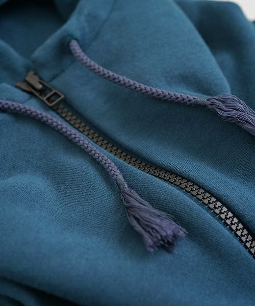 VUyヴウワイshort big hoody [BLUE]ビックショートパーカー