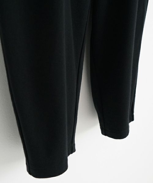 VUyヴウワイsweat wide cropped pants [BLACK]スエットワイドパンツ