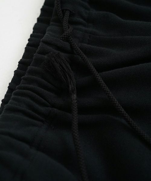 VUyヴウワイsweat wide cropped pants [BLACK]スエットワイドパンツ