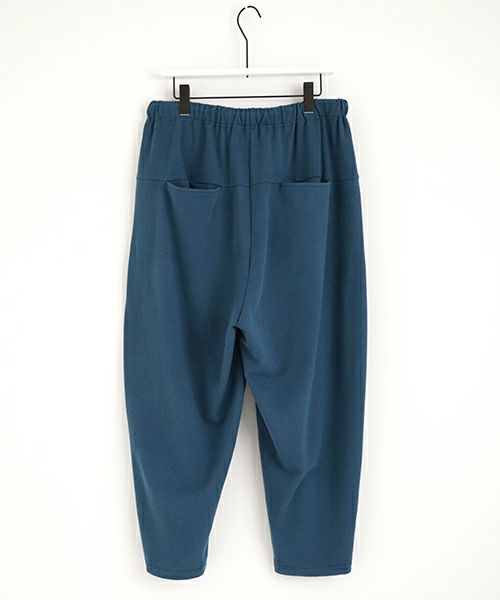 VUyヴウワイsweat wide cropped pants [BLUE]スエットワイドパンツ