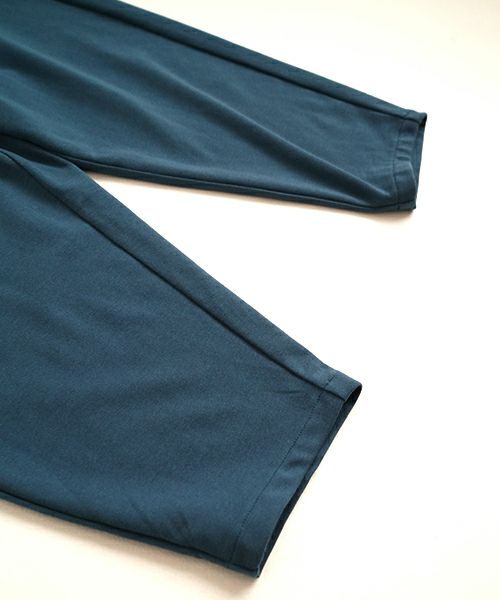 VUyヴウワイsweat wide cropped pants [BLUE]スエットワイドパンツ