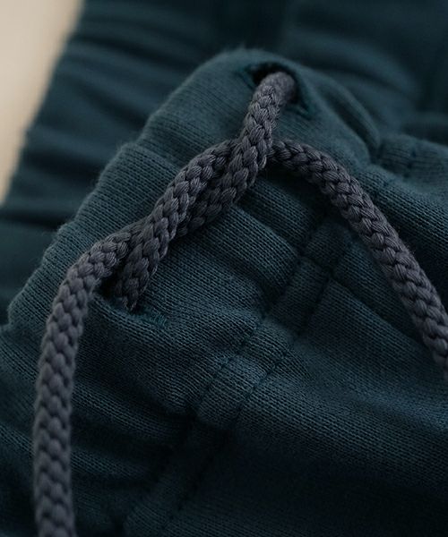 VUyヴウワイsweat wide cropped pants [BLUE]スエットワイドパンツ
