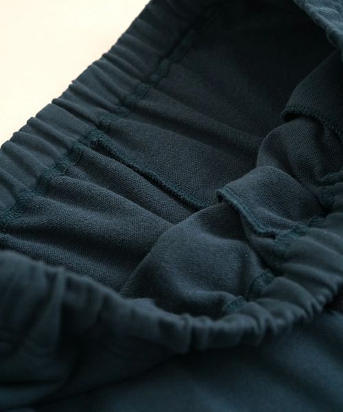 VUyヴウワイsweat wide cropped pants [BLUE]スエットワイドパンツ