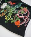 AHCAHCUMあちゃちゅむお花体パーカー（クロ）01-231-0701