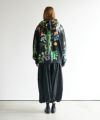 AHCAHCUMあちゃちゅむお花体ジップパーカー（クロ）01-231-0702