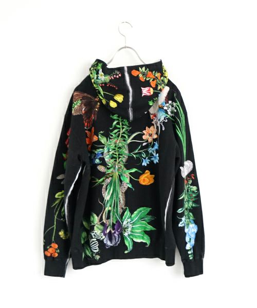 AHCAHCUMあちゃちゅむお花体ジップパーカー（クロ）01-231-0702