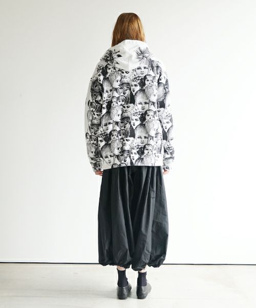 AHCAHCUMあちゃちゅむフルーツ女ジップパーカー（シロ）01-231-0703