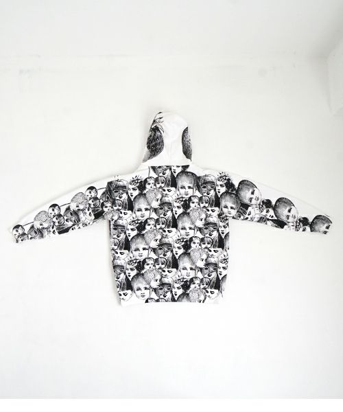 AHCAHCUMあちゃちゅむフルーツ女ジップパーカー（シロ）01-231-0703