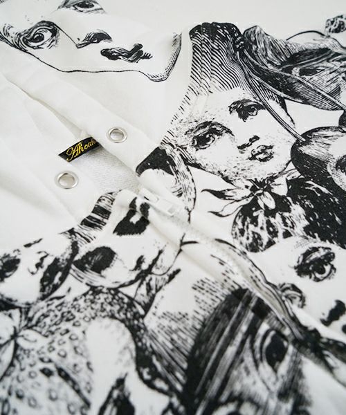 AHCAHCUMあちゃちゅむフルーツ女ジップパーカー（シロ）01-231-0703