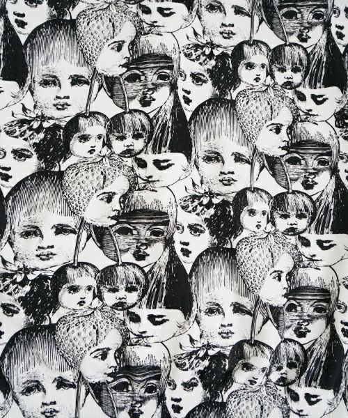 AHCAHCUMあちゃちゅむフルーツ女ジップパーカー（シロ）01-231-0703