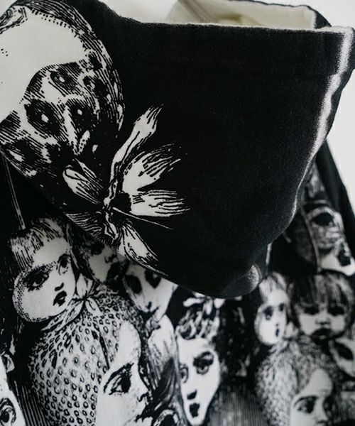 AHCAHCUMあちゃちゅむフルーツ女ジップパーカー（クロ）01-231-0703