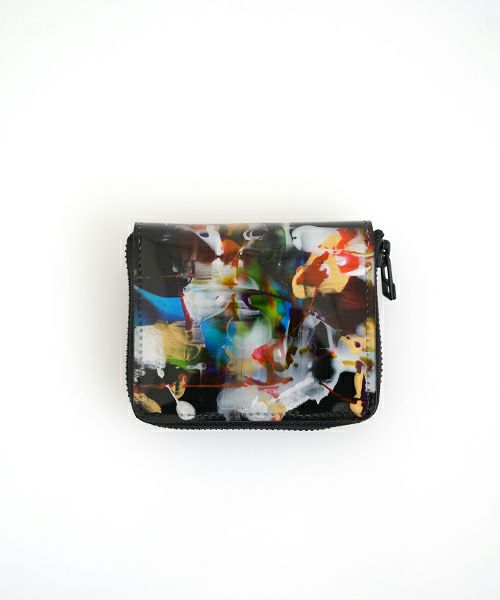 macromauro マクロマウロ PAINT WALLET O [BLACK] ペイントウォレット