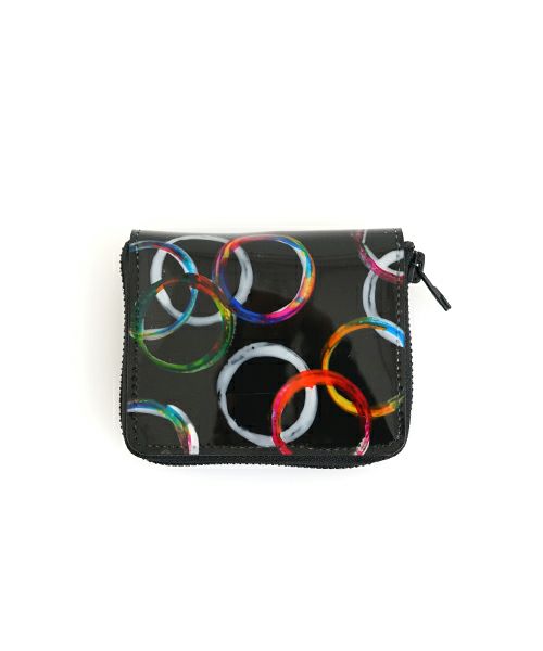 macromauro マクロマウロ PAINT WALLET O [BLACK] ペイントウォレット  