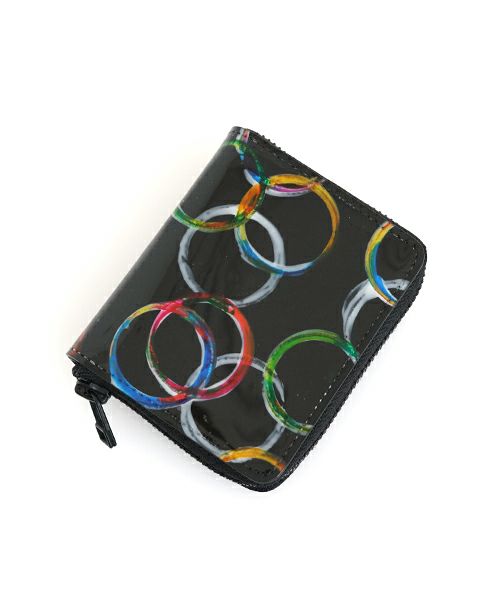  macromauro マクロマウロPAINT WALLET O [BLACK]ペイントウォレットロング (財布）