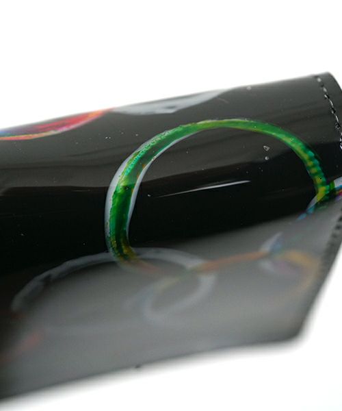  macromauro マクロマウロPAINT WALLET O [BLACK]ペイントウォレットロング (財布）