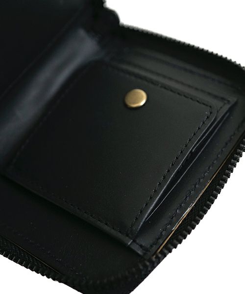  macromauro マクロマウロPAINT WALLET O [BLACK]ペイントウォレットロング (財布）