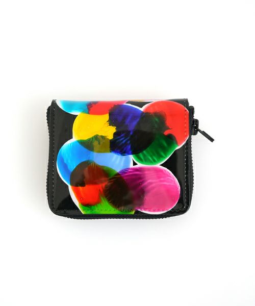 macromauro マクロマウロPAINT WALLET O [BLACK]ペイントウォレットロング (財布）