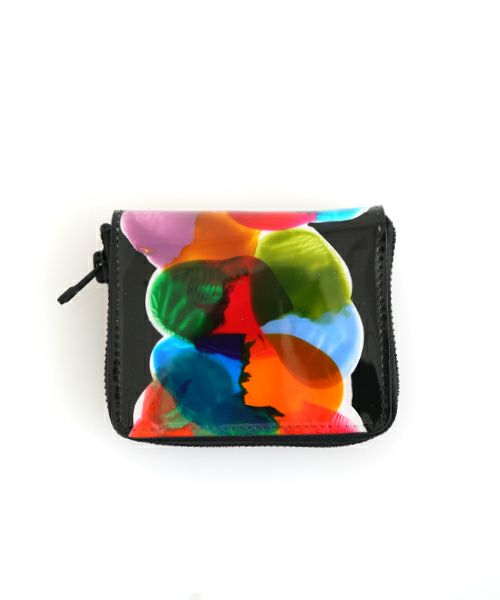 macromauro マクロマウロPAINT WALLET O [BLACK]ペイントウォレットロング (財布）