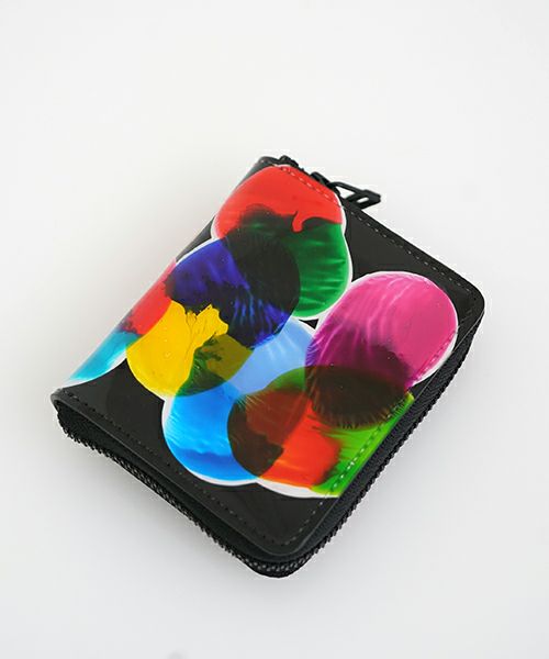 macromauro マクロマウロPAINT WALLET O [BLACK]ペイントウォレットロング (財布）