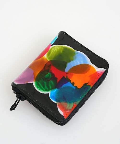 macromauro マクロマウロPAINT WALLET O [BLACK]ペイントウォレットロング (財布）