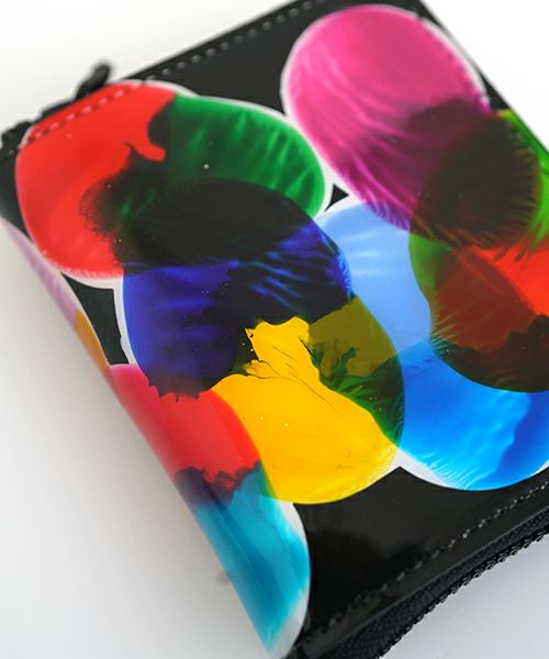 macromauro マクロマウロPAINT WALLET O [BLACK]ペイントウォレットロング (財布）