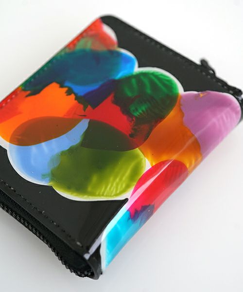 macromauro マクロマウロPAINT WALLET O [BLACK]ペイントウォレットロング (財布）
