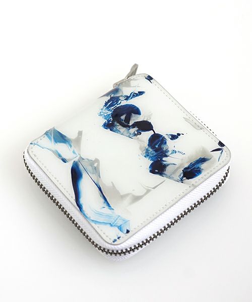 macromauro×Palm maisonマクロマウロ×パームメゾン Palm maison original high paint wallet blue