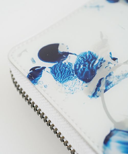 macromauro×Palm maisonマクロマウロ×パームメゾン Palm maison original high paint wallet blue