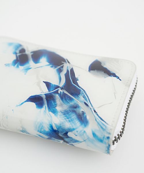 macromauro×Palm maisonマクロマウロ×パームメゾン Palm maison original paint wallet R