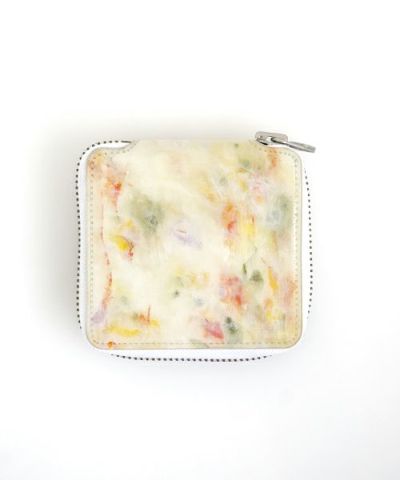 macromauro マクロマウロ paint wallet O [BLUE] palm maison