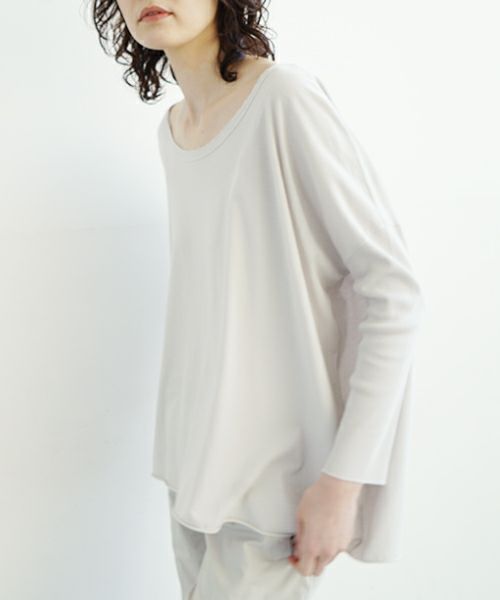 KristenseN DU NORD クリステンセンドゥノルド 3/4LONG SLEEVE [H-248/02 cloud ] ロングスリーブティー