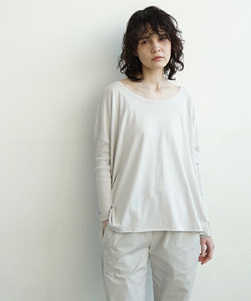 KristenseN DU NORD クリステンセンドゥノルド 3/4LONG SLEEVE [H-248/02 cloud ] ロングスリーブティー