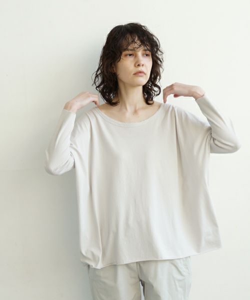 KristenseN DU NORDクリステンセンドゥノルド3/4LONG SLEEVE [H-248/02 cloud ] ロングスリーブティー