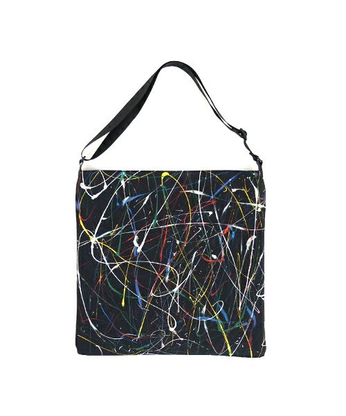  macromauro マクロマウロSPLASH PICTURE TOTO black (Palm maison only)スプラッシュ ピクチャートートバッグ ブラック