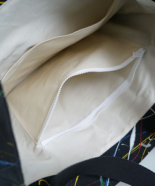  macromauro マクロマウロSPLASH PICTURE TOTO black (Palm maison only)スプラッシュ ピクチャートートバッグ ブラック