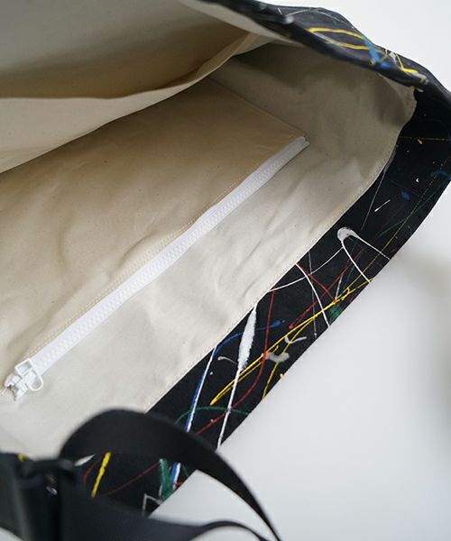  macromauro マクロマウロSPLASH PICTURE TOTO black (Palm maison only)スプラッシュ ピクチャートートバッグ ブラック