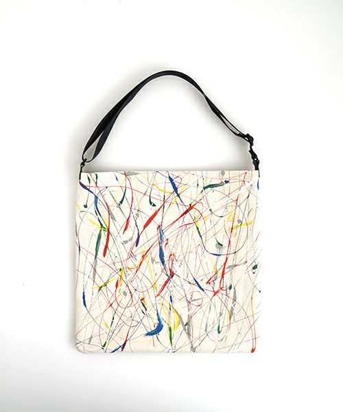 macromauro マクロマウロSPLASH PICTURE TOTO natural (Palm maison only)スプラッシュ ピクチャートートバッグ ナチュラル