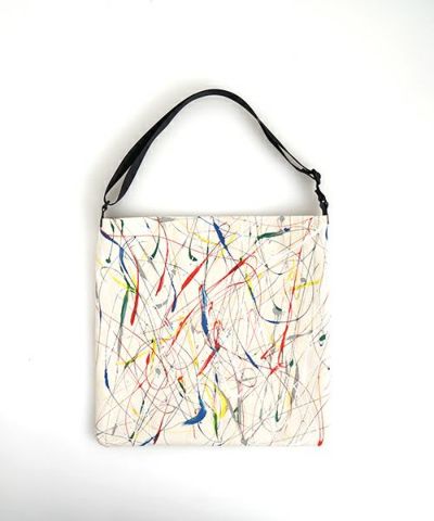 macromauro マクロマウロSPLASH PICTURE TOTO natural (Palm maison only)スプラッシュ ピクチャートートバッグ ナチュラル