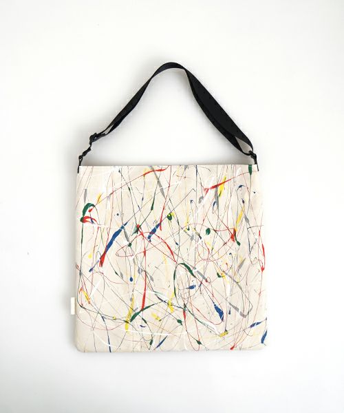 macromauro マクロマウロSPLASH PICTURE TOTO natural (Palm maison only)スプラッシュ ピクチャートートバッグ ナチュラル