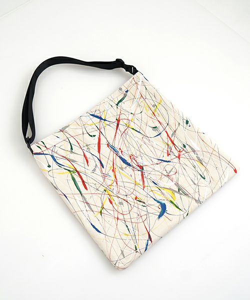 macromauro マクロマウロSPLASH PICTURE TOTO natural (Palm maison only)スプラッシュ ピクチャートートバッグ ナチュラル