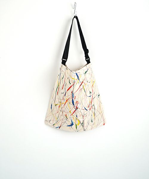 macromauro マクロマウロSPLASH PICTURE TOTO natural (Palm maison only)スプラッシュ ピクチャートートバッグ ナチュラル