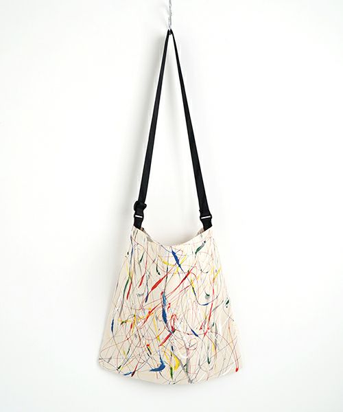 macromauro マクロマウロSPLASH PICTURE TOTO natural (Palm maison only)スプラッシュ ピクチャートートバッグ ナチュラル