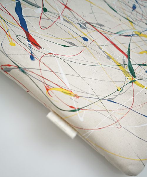 macromauro マクロマウロSPLASH PICTURE TOTO natural (Palm maison only)スプラッシュ ピクチャートートバッグ ナチュラル