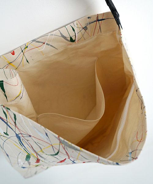 macromauro マクロマウロSPLASH PICTURE TOTO natural (Palm maison only)スプラッシュ ピクチャートートバッグ ナチュラル