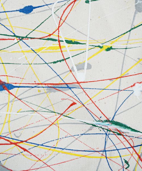  macromauro マクロマウロSPLASH PICTURE mini TOTO natural (Palm maison only)スプラッシュ ミニピクチャートートバッグ ナチュラル