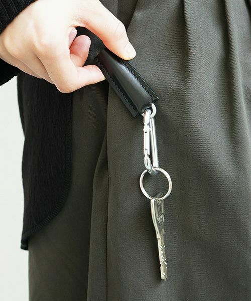 ED ROBERT JUDSONエド ロバート ジャドソンspring clip KEY HOLDER[B01X AC-16 / gray ]キーホルダー