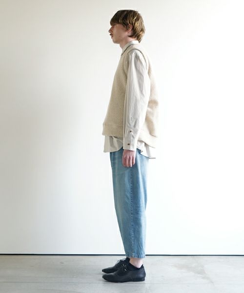 VU ヴウ boa v vest  [FIGARO］ボア Vネックベスト vu-cut-011