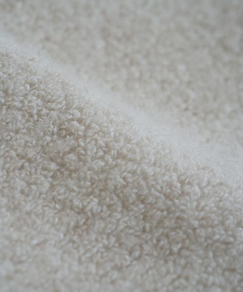 VU ヴウ boa v vest  [FIGARO］ボア Vネックベスト vu-cut-011