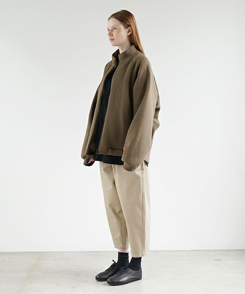 VU ヴウ fleece blouson  [OLIVE] 裏毛ブルゾン vu-cut-010